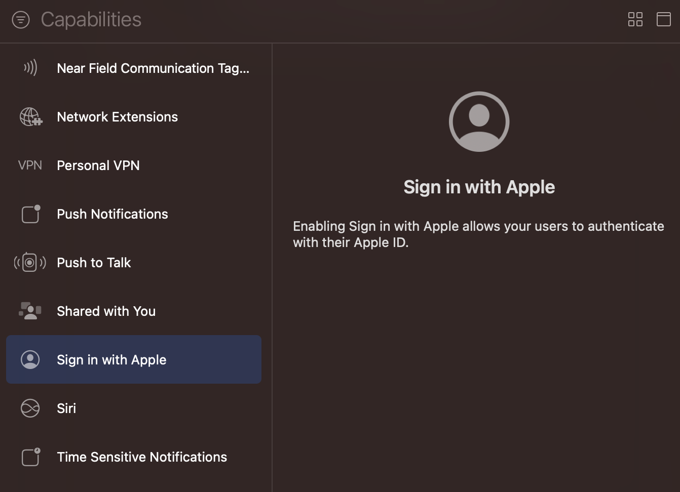 Sign in with Apple