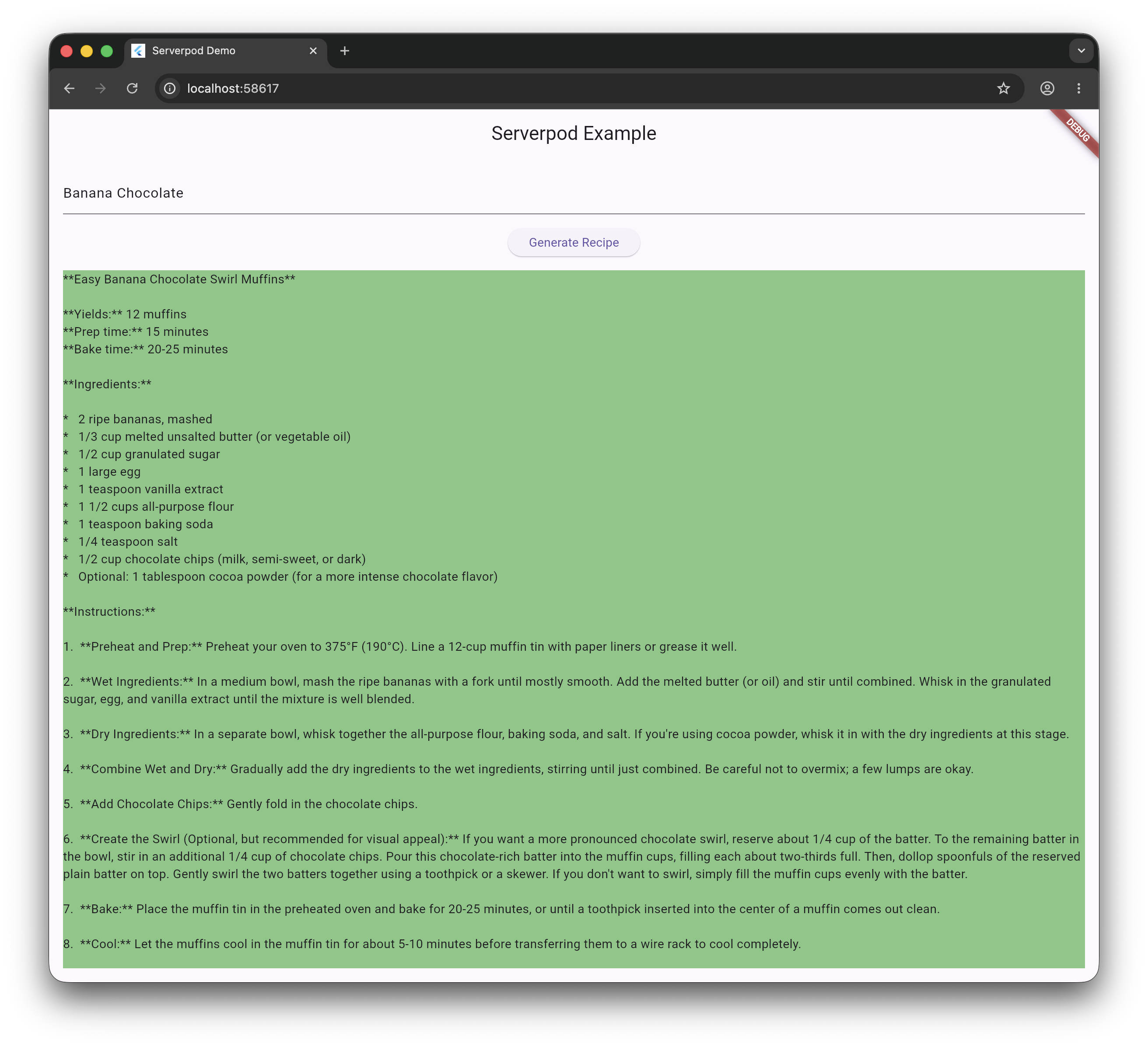 Example Flutter App