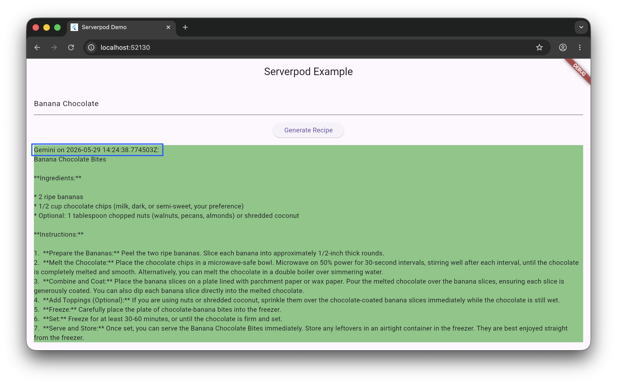 Flutter Recipe App